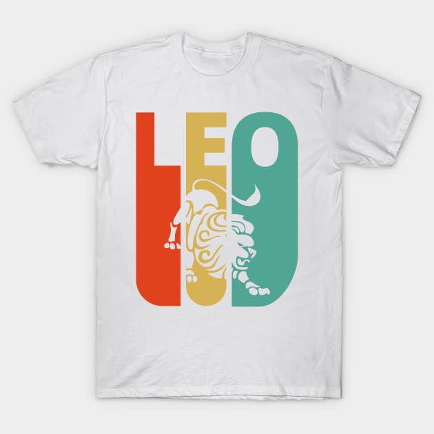 Leo Vintage retro style. T-Shirt by MadebyTigger